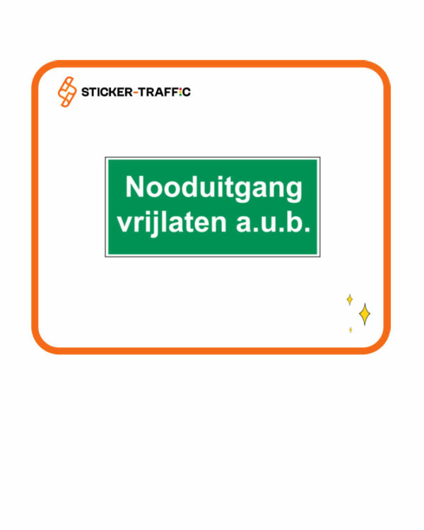 Nooduitgang-vrijlaten